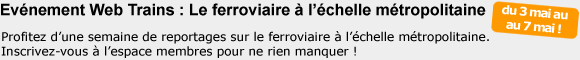 Edition sp�ciale : La semaine des transports ferroviaires r�gionaux